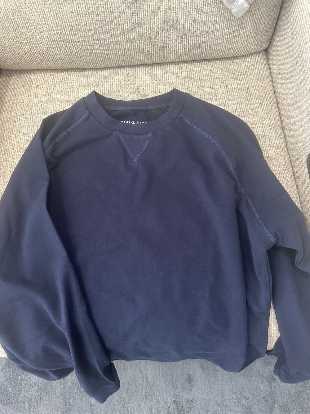Crewneck Sweatshirt - Navy - Ash & Erie